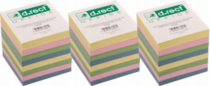 Kostka do notowanianieklejona 85x85x80mm 800k x 3