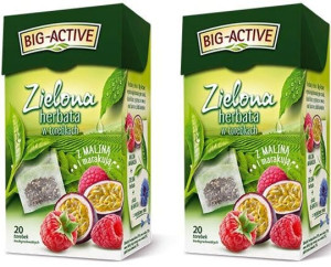 Herbata zielona ekspresowa Big-Active 34 g x 2 szt