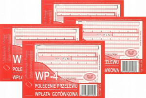 Druk Michalczyk 445-5M polecenie przelewu WP-4 x 4