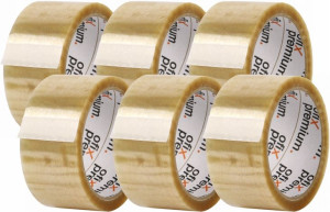 Taśma pakowa Ofix Premium kauczukowa 48mm x 60m x6
