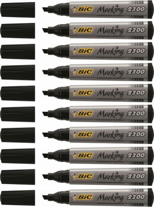 Marker permanentny BiC Marking czarny x 10
