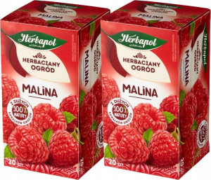 Herbata owocowa Herbapol malina 20sztx3g 2 opak