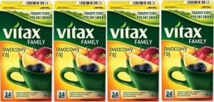 Vitax Family Owocowy Raj 24tb Herbata owocowa x 4