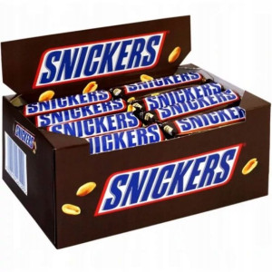 Baton z karmelem i orzechami Snickers 50g x 40