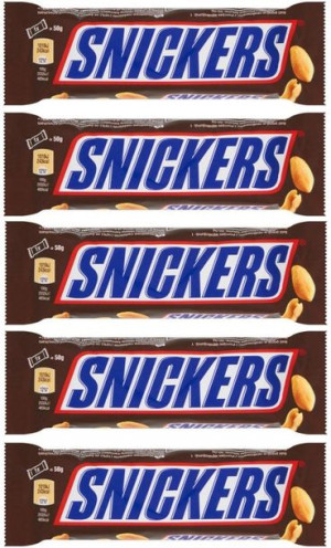 Baton SNICKERS karmel czekolada 50g x5 sztuk