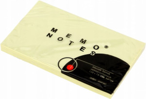 Karteczki samoprzylepne notes 75x125mm 100k x 10