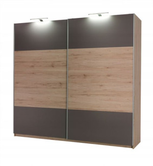 Szafa przesuwna DIONE oświetlenie LED 225x211x63cm
