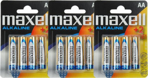 Bateria alkaliczna Maxell AA 6szt x 3 opakowania