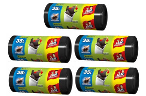 Worki na śmieci Jan Niezbędny 35l 30szt x 5