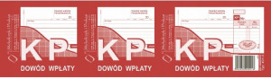 Druk Dowód Wpłaty Kp 401-5 A6 X 3