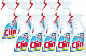 Clin płyn do mycia szyb Lemon 500ml x 10