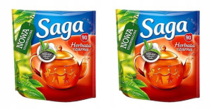 Herbata czarna ekspresowa Saga 140g x 2 sztuki