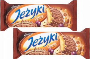 Ciastka z bakaliami Goplana Jeżyki Classic 140g x2