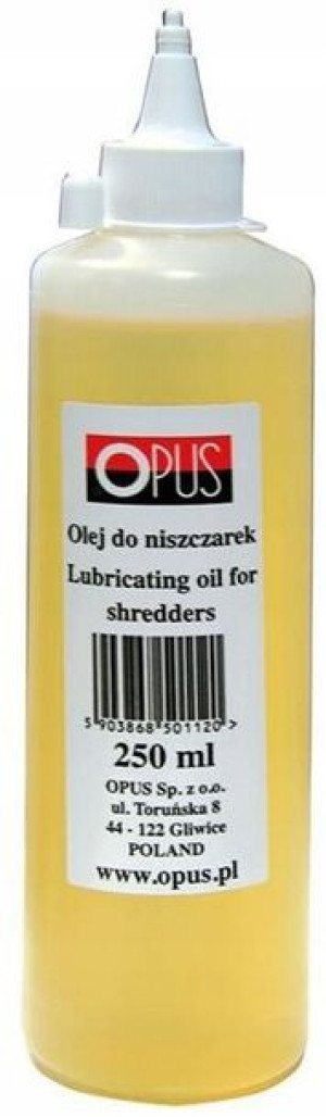Olej do niszczarek smarowanie noży OPUS 250ml