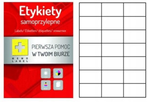 Etykiety samoprzylepne A4 100 ark.70x42,3 mm 21szt