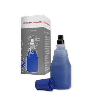 Colop tusz do stempli metalowych 25ml niebieski