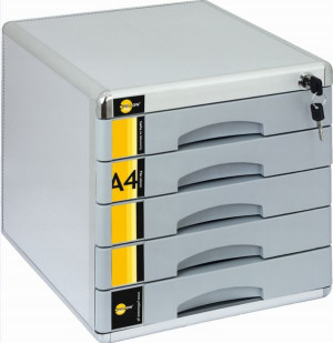 Szafka metalowa YELLOW ONE 5 szuflad
