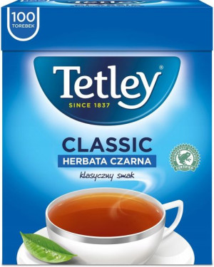 Herbata Expresowa Tetley Classic Czarna 100 Szt