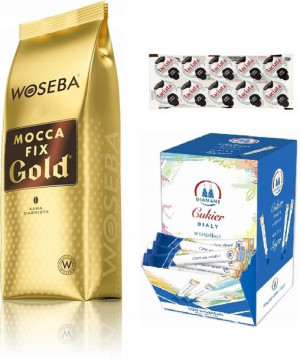 Zestaw Kawa Woseba Mocca Fix + cukier + śmietanka