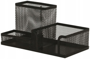 Przybornik Biurko Organizer Metal Siatka Lakier