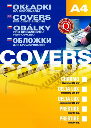 Folia okładka przezroczysta do bindowania niebiesk