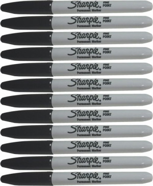 Sharpie Fine Marker dla elektryków kabli drewna 12