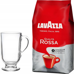 Zestaw Kawa ziarnista Lavazza Qualita Rossa