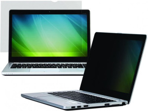 Bezramkowy filtr prywatyzujący 15,6" czarny