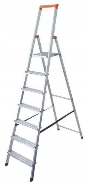 KRAUSE SOLIDY drabina 1x7 stopni 126252 3,50m