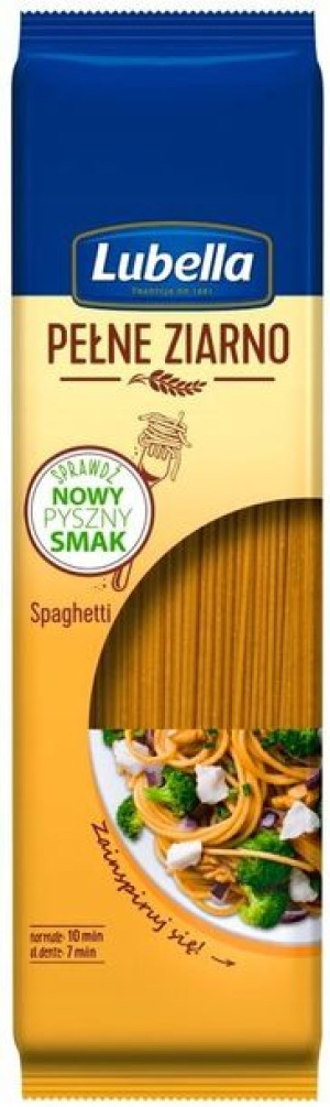 Makaron pełnoziarnisty Lubella spaghetti 400g