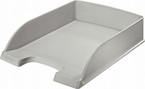 Półka na dokumenty Leitz Plus A4 plastikowa szary