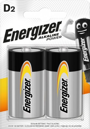 2 X Bateria Alkaliczna Energizer Power Lr20/d
