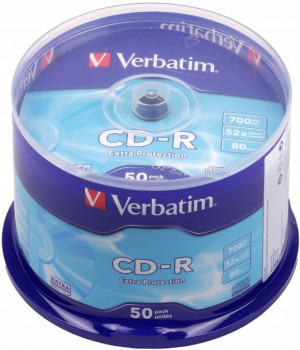 Płyty Verbatim Cd-r 700mb Extra Protection 50szt.