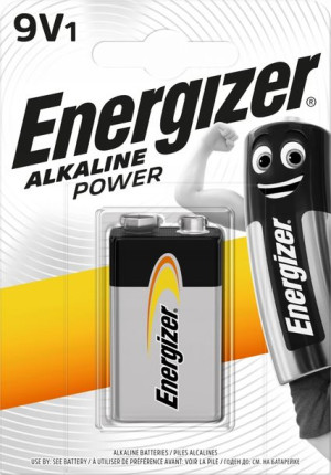 Bateria ENERGIZER 9V 6LR61 6F22 Alkaline Power