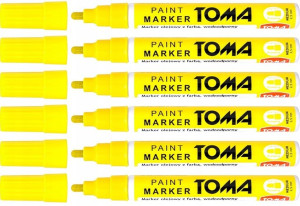 Marker olejowy żółty Toma 2,5 mm TO-440 6 SZTUK