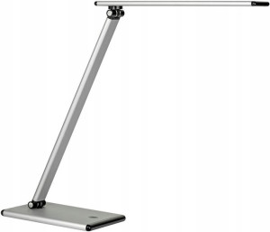 Lampka biurkowa UNILUX TERRA LED, metaliczny szary