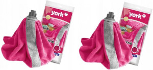 2x York Końcówka Mop Z Mikrofibry Rubi