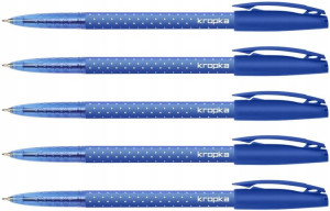 Długopis niebieski Rystor Kropka 0,5 mm ZESTAW