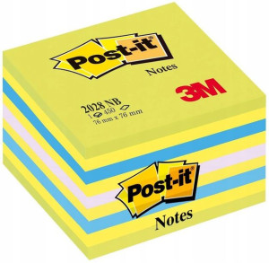 Karteczki Post-it kostka 76x76mm 450 kartek notes