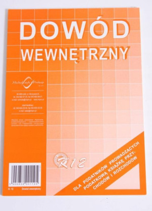 Dowód wewnętrzny A5 K12