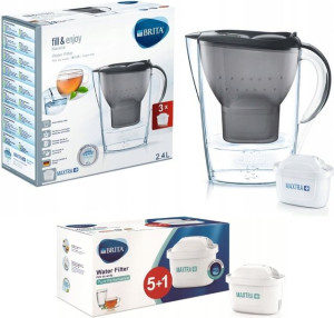 Dzbanek Brita Marella 2,4l + 9 Szt Brita Maxtra+