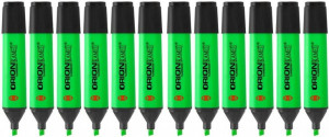 Zakreślacz Kamet Orion ZIELONY ZESTAW 12 SZTUK