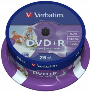 Płyta DVD Verbatim 43500 (4,7GB 16x 25szt. Cake)