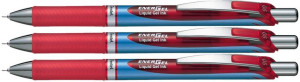 Pióro kulkowe żel Pentel Entergel CZERWONY ZESTAW