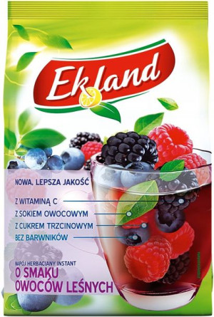 Herbata rozpuszczalna Ekland owoce leśne 300g