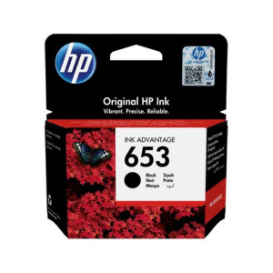 Tusz Hp 653 3ym74ae Czarny Oryginalny Nowy