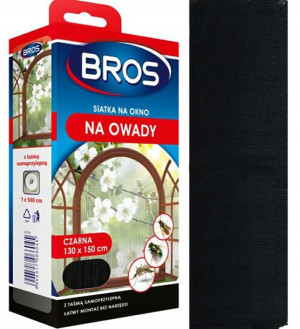 Moskitiera Siatka Na Okno Na Owady 150x180 Czarna
