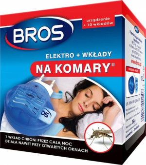 Bros Elektro + wkłady na komary do 120h ochrony