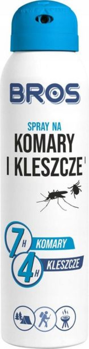 Bros Spray Środek Na Komary I Kleszcze 90ml 8h