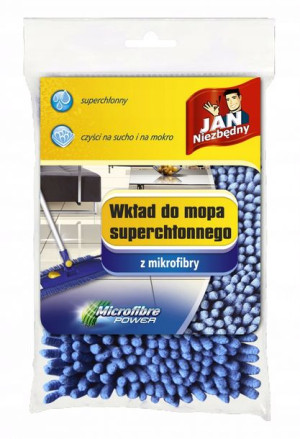 Mop płaski z mikrofibry Jan Niezbędny superchłonny